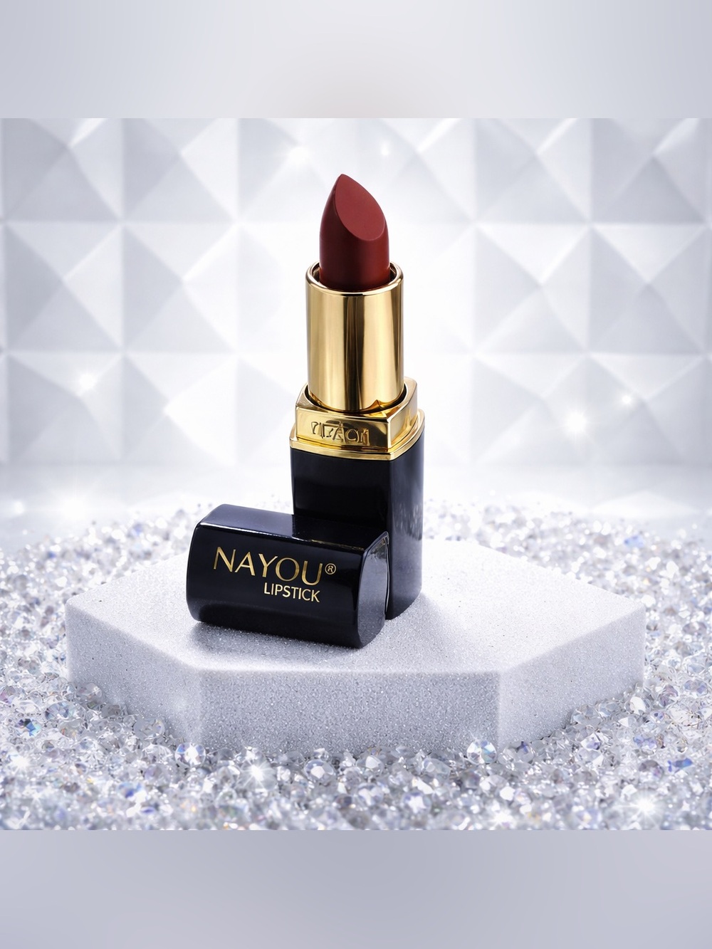 Nayou Black Lipstick #604